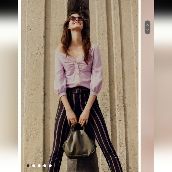 Anthropologie Striped Pants - Picture 2 of 8